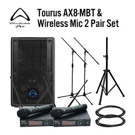 大特典付 【超お得PAセット】Tourus AX8-MBT & Wireless Mic 2 Pair Set　-数量限定品-ハロウィーンセール/ハロウィングッズ
