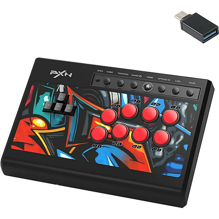 楽天市場】【PS4対応】PXN / X8 - アーケードコントローラー アケコン 