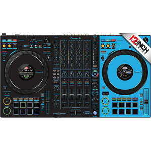 【シアン/ブラック】12inch SKINZ / Pioneer DDJ-FLX10 Skinz - Sound Engineering【CYAN/BLACK】夏休スペシャル