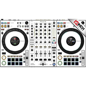 【ホワイト/グレイ】12inch SKINZ / Pioneer DDJ-FLX10 Skinz - Colors【White/Gray】夏休スペシャル