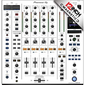 12inch SKINZ / DJM-A9 Skinz (�z���C�g/�O���[) �yDJM-A9�p �}�O�l�b�g�^�C�v�X�L���z�ċx�X�y�V����