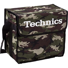 Technics(テクニクス) / DJ Bag (Camouflage Green) 【約60枚レコード収納】 DJレコードバッグ(dj-bag)