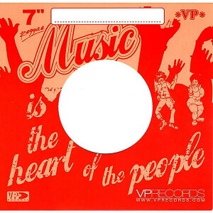 �y���[���ց^���������z 7�C���`���R�[�h�p�X���[�u (���b�h) 7 Sleeves - Red / VP RECORDS�ċx�X�y�V�����y���[���ց^���������z