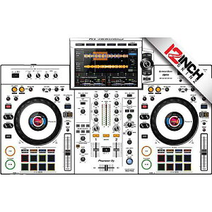 12inch SKINZ / XDJ-RX3 Skinz (ホワイト/ブラック) 【XDJ-RX3用スキン】夏休スペシャル