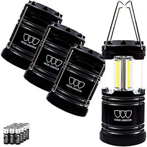 Gold Armour LED Lantern (4Pack Black)�ċx�X�y�V����