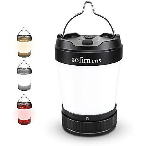 Sofirn LT1S �L�����v�����^��, �[�d�\�ȃ����^��, 2700K - 6500K�����\�Ȍ�, �ԐF��, 500���Ԃ̃o�b�e���[����,��d���A�n�C�L���O�A�L�����v�A�ً}���ɍœK�ċx�X�y�V����