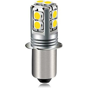 Ruiandsion LED Bulb P13.5S Base White 6-24V Upgrade for Flashlight Lantern Work Lights�ċx�X�y�V����