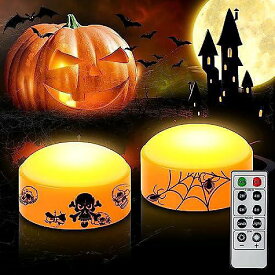 Halloween LEDジャックオーランタンランタン2個セット夏休スペシャル