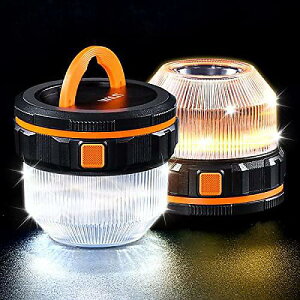 WILIT LED Camping Lantern 2PCS, Magnetic Base, Waterproof, Outdoor Light for Tent, Camping, Hiking, Emergency�ċx�X�y�V����