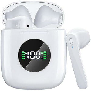 Wireless Earbuds Bluetooth 5.3 50Hrs Battery Deep Bass Earphones Wireless Charging Case LED Power Display Waterproof MicrophoneċxXyV