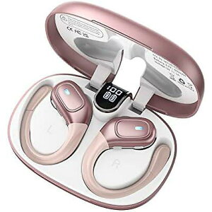 Wireless Earbuds Bluetooth 5.3, 75H Playtime IPX7 Waterproof Headphones, LED Digital Display, CVC 8.0 Noise Cancelling, in-Ear Earphone, iPhone Android Rose GoldċxXyV