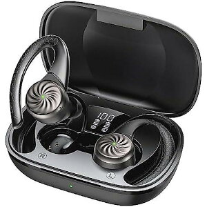 Bluetooth 5.3 Titanium Black Earbuds - 50 Hour Playtime�ċx�X�y�V����
