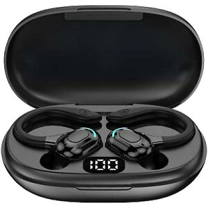 Wireless Earbud, Bluetooth 5.3, Deep Bass, Noise Cancelling Headphones, Earhooks, IP7 Waterproof, iPhone/Android.ċxXyV