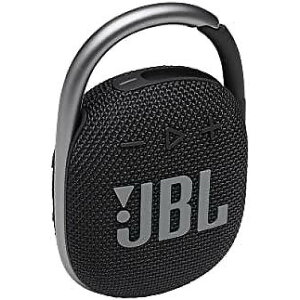 JBL Clip 4: ポータブルスピーカー、防水防塵、Bluetooth、内蔵バッテリー - ブラック夏休スペシャル