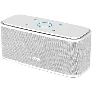 DOSS SoundBox Touch - 12W HD Sound, Bass, IPX5 Water-Resistant, 20H Playtime, Touch Control, Handsfree, White.ċx݃Z[