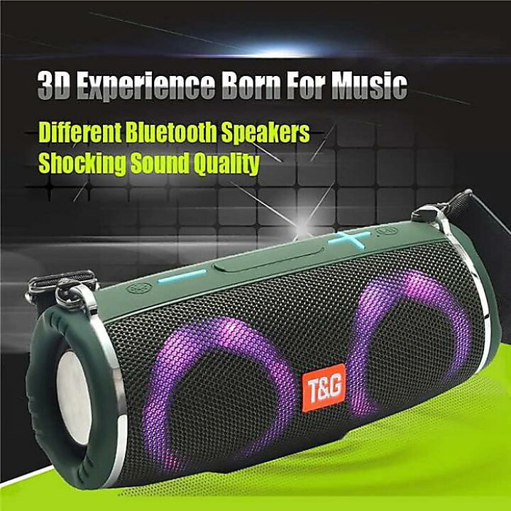 楽天市場】T&G Bluetoothスピーカー - RGBライト搭載の進化した T&G ワイヤレススピーカー TGC T16-192 セット
