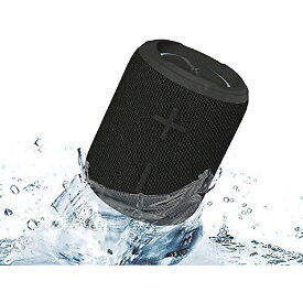 KOVE Mini Bluetooth Speaker - Black, Portable with HD Louder Volume, Deep Bass, Microphoneお正月 セール