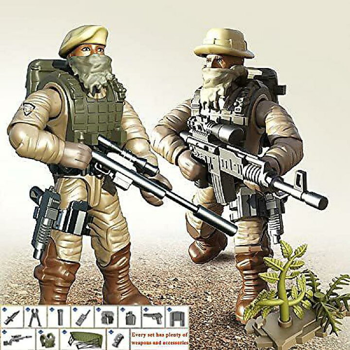 楽天市場】Uvini特殊部隊 ミニ ミリタリーアクションフィギュア（兵器 