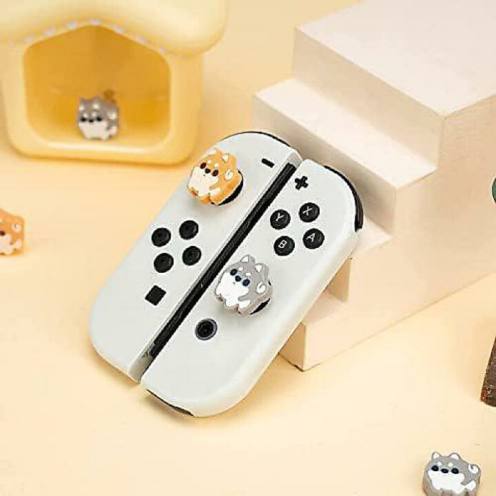 楽天市場】GeekShare可愛いシリコンジョイコングリップキャップ 