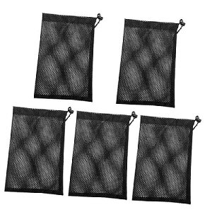 Toddmomy 10 Pcs Polyester Mesh Bag Pouch Balls Holder Portable Balls Pouch Net Bag for Gym Sports Equipment (ejX{[obO)ċx݃Z[