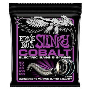 y[ց^z Ernie Ball(A[j[{[) / COBALT POWER SLINKY BASSNAREN 5-SNARIG #2738 - 50-135 GAUGE / GLM^[nEB[Z[/nEBObY