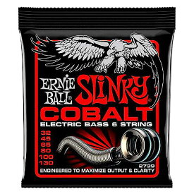 【メール便／送料無料】 Ernie Ball(アーニーボール) / COBALT SLINKY BASSNAREN 6-SNARIG #2739 - 32-130 GAUGE / エレキギター弦ハロウィーンセール/ハロウィングッズ