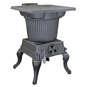 US Stove Company SR57E Rancher Cast Iron Stove (ubN)ċxXyV