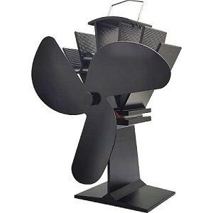 OMANSHY Wood Stove Fan 3-Blade Heat Powered Fans for Wood Burning/Log Burner FireplacesċxXyV