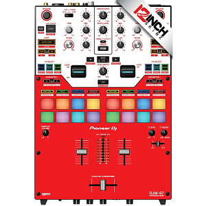 12inch SKINZ / RED / Pioneer DJM-S7�p �X�L���ċx�X�y�V����
