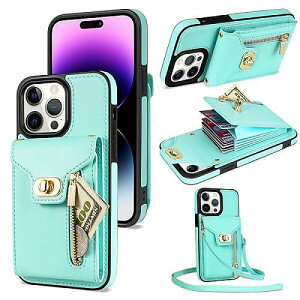 Soyeacrg �N���X�{�f�B�E�H���b�g�P�[�X iPhone 15 Pro Max/15 Pro/15 Plus/15 �p�������[�h�V�����_�[�X�g���b�v�L�b�N�X�^���h���@�\�A�R�[�f�B�I���X�^�C���W�b�p�[�|�P�b�g�J�[�h�z���_�[���U�[�P