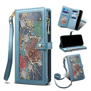 Soyeacrg iPhone 15 Pro Max/15 Pro/15 Plus/15�p�N���X�{�f�B�P�[�X�uRFID�u���b�L���O�J�[�h�z���_�[�t���vPU���U�[���C�N���[�Y�t���b�v�L�b�N�X�^���h �P�[�X �����O�V�����_�[�X�g���b�v �r���v�o