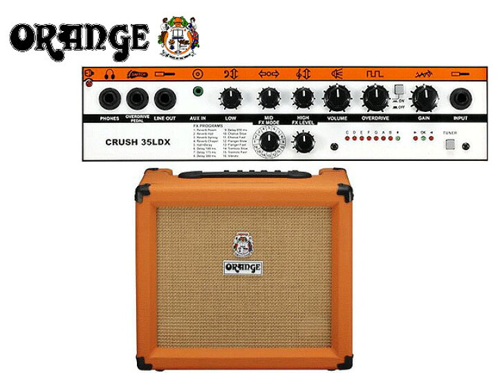 楽天市場】ORANGE(オレンジ) / Crush PiX CR35LDX CR-35LDX ギター 