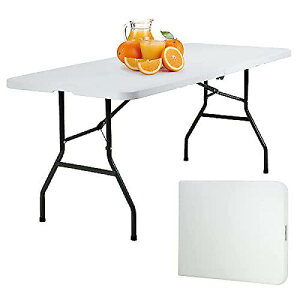 Camping Table(�L�����s���O�e�[�u��) �v���X�`�b�N �s�N�j�b�N�e�[�u�� �I�t�B�X�e�[�u�� �p�[�e�B�[ ������ �L�����v �I�t�B�X�p �L�������O�n���h���t�� (6FT)�ċx�X�y�V����