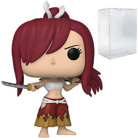 POP Fairy Tail - エルザ・スカーレット Funkoビニールフィギュア (対応ボックスプロテクターケースとのバンドル)クリスマス セール