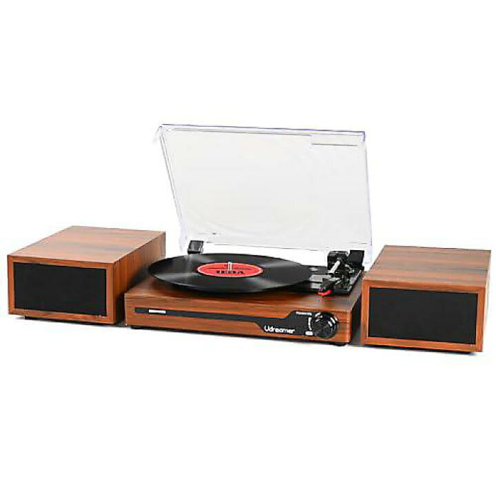 楽天市場】ターンテーブル レコードプレーヤー 外部スピーカー付き 
