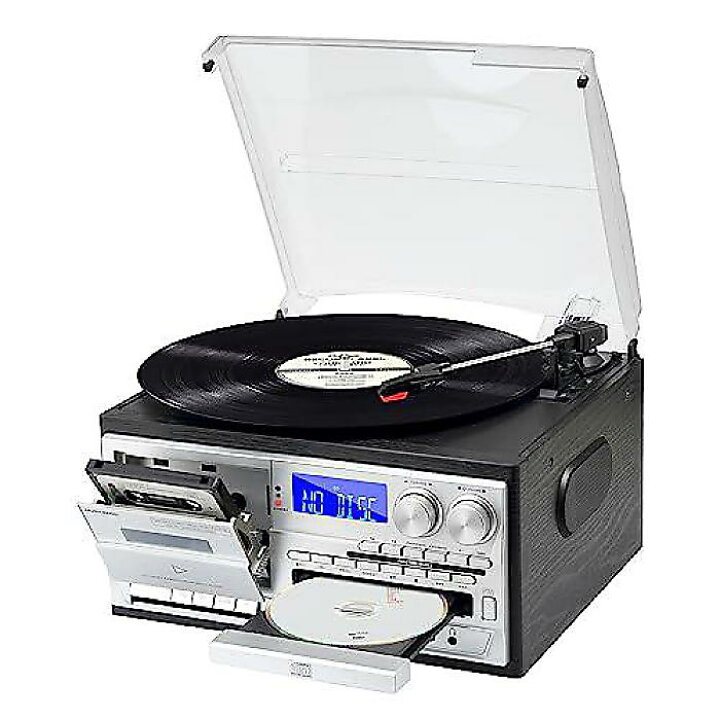 楽天市場】MUSITREND 9 in 1 レコードプレイヤー 3スピード  