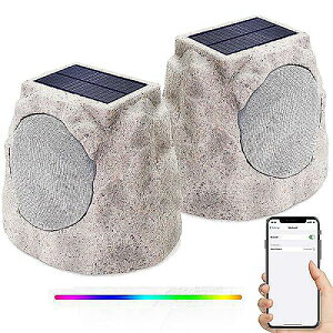 NiceBuy���b�N�X�s�[�J�[ �\�[���[�h���Z�b�g2�� ���b�N�X�s�[�J�[ Bluetooth���C�����X�x�[�X �\�[���[�쓮�K�[�f���X�s�[�J�[ TWS�y�A�����O��RGB�J���[��DC�[�d �ΊO�p�p�e�B�I�f�b�LBBQ�p�ċx