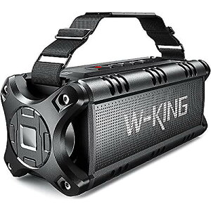 W-KING(_u[LO) BluetoothXs[J[ 50W IPX6h |[^u[hXs[J[ BluetoothCX TuE[t@[ p[oN@\ 40ԍĐ TFJ[h/AUX/NFCΉ EQډċxXyV