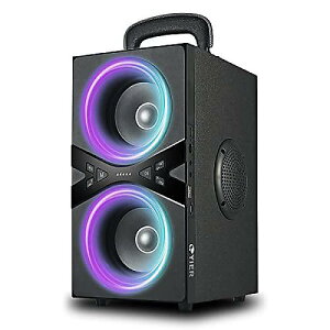 YIER u[gD[XXs[J[ Bluetooth SpeakersACXTWS|[^uXs[J[ 100dB Eh TuE[t@[ 80Wis[NjXeITEhABassupeNmW[A18ԍĐ\AOp