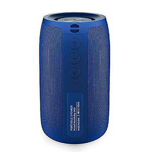 MusiBaby(ムージーベイビー) Bluetoothスピーカー ワイヤレス屋外防水 ポータブルスピーカー デュアルペアリング 低音重視 1500分再生可能 スピーカー(ブルー)夏休スペシャル
