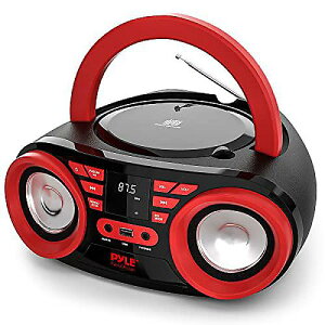 Pyle(pC) u[gD[Xu[{bNXXs[J[ AM/FMXeIWI&I[fBITEh CD-R-RW/MP3/WMAΉ USB AUX d ԍ - PHCD22.5ċxXyV
