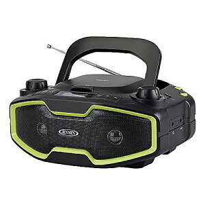 Jensen CD-575 CDプレーヤー ラジオ付き ブラック/ライトグリーン夏休スペシャル