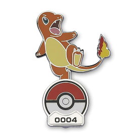 【メール便／送料無料】 Pokemon Center(ポケモンセンター) / ポケモン ヒトカゲ スタンディングピンバッジ Pokemon Gallery Pins［ディスプレイスタンド付属］新生活応援【メール便／送料無料】