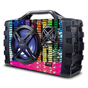 Mobi7e CXBluetooth Xs[J[ NFC USB^ [d\obe[ LED Cg AUX FMWI MP3VXe }CN/M^[ Xgbvtċx݃Z[