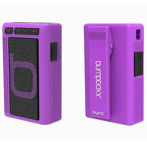 Bumpboxx BluetoothXs[J[Retro Pager Beeper Electric Purple MP3 WI LEDCg h 3.2ozċx݃Z[