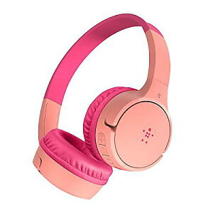 Belkin SoundForm Mini - Wireless Bluetooth Headphones Kids Built Microphone - On-Ear Earphones iPhone iPad Fire Tablet - Pink夏休スペシャル