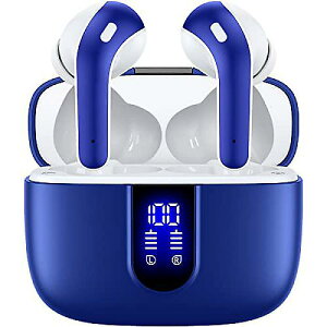 TAGRY Bluetooth�C���z�� True Wireless �����^ 60���ԍĐ� LED�d���f�B�X�v���C ���C�����X�[�d�P�[�X�t�� IPX5�h�� �}�C�N�t���X�|�[�c�p�ċx�X�y�V����