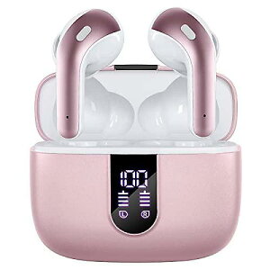 TAGRY Bluetooth Headphones True Wireless Earbuds 60H Playback LED Power Display Earphones with Wireless Charging Case IPX5 Waterproof in-Ear Earbuds with Mic for Smart Phone Laptop TV Computer Sports�ċx�X�y�V����