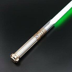 Heavy Dueling Lightsaber for Adults Force Fx Lightsabers Rechargeable Metal Hilt 12 Colors 16 Sound Fonts Saber Cosplay Props (Gold)夏休みセール