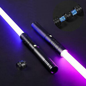 2in1 Dueling Lightsaber ACnh15J[ LEDCgZ[o[Type-C[d\3[h ql܂őΉ ̓(2pbNubN)ċxXyV